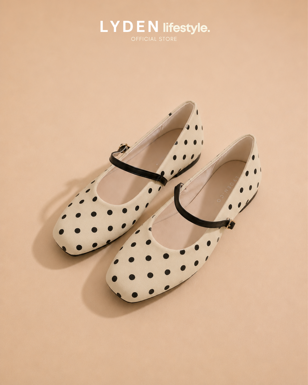 【NEW】Lyden DOTÉ Strap Series Flats