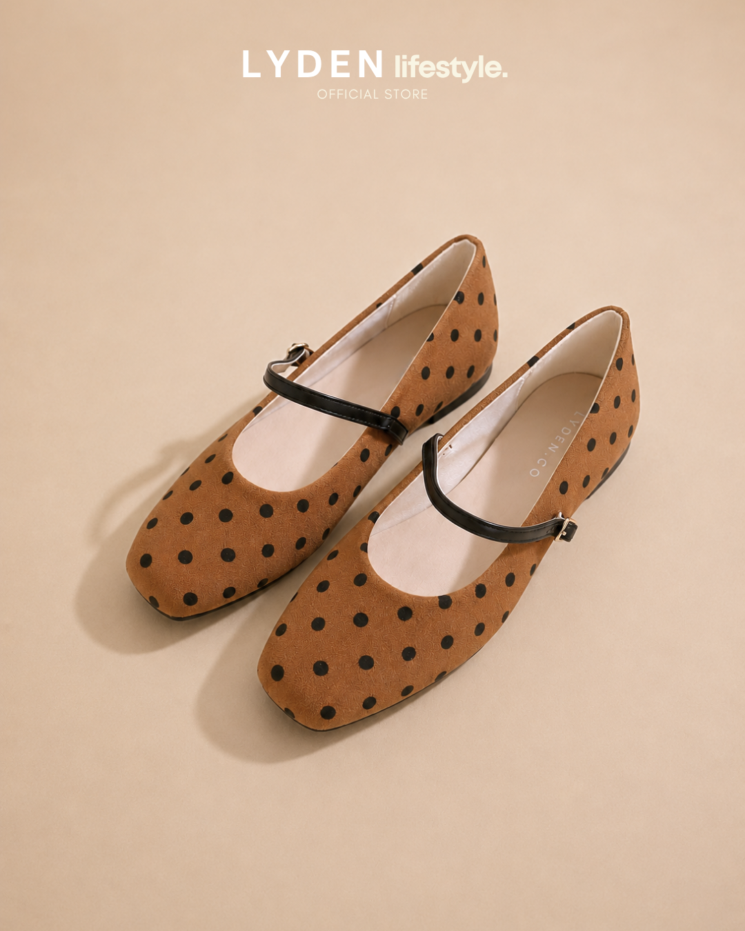 【NEW】Lyden DOTÉ Strap Series Flats