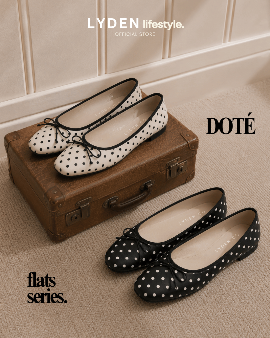 【NEW】Lyden DOTÉ Flats Series