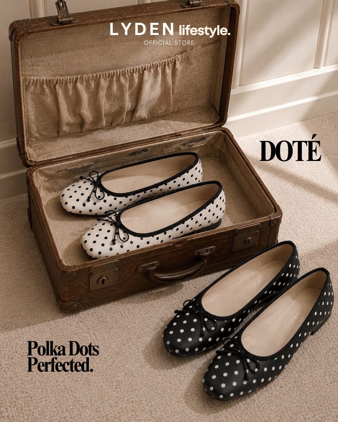 【NEW】Lyden DOTÉ Flats Series