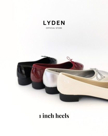 【NEW】Lyden Mary Jane Glossy series 1 Inch heels - Classic Black//Maroon//Silver//White