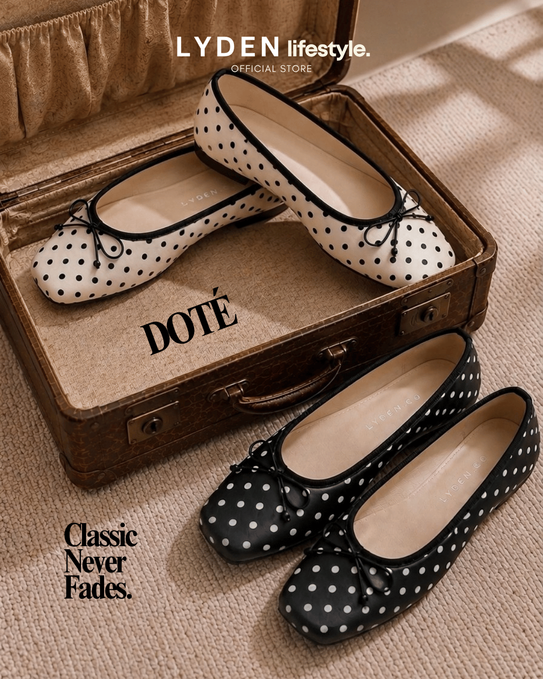 【NEW】Lyden DOTÉ Flats Series