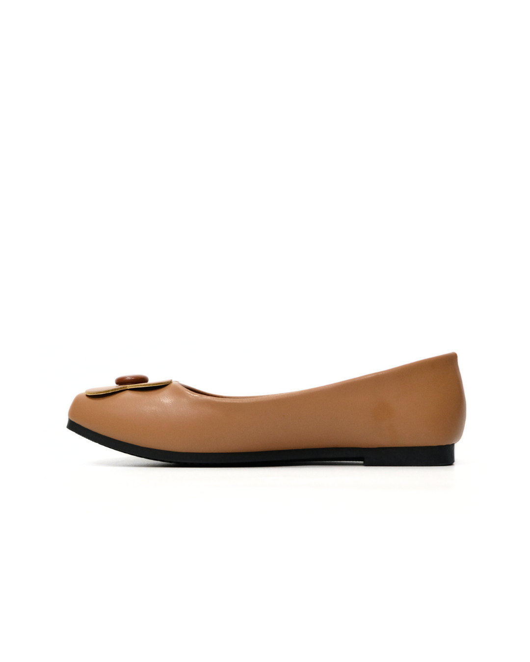 【Le Flowers The Secret Garden Series】No.4 Petal Womens Flats/ Womens floral flats /cushion flats /Kasut Bunga Perempuan - Classic Black//Brown//Beige