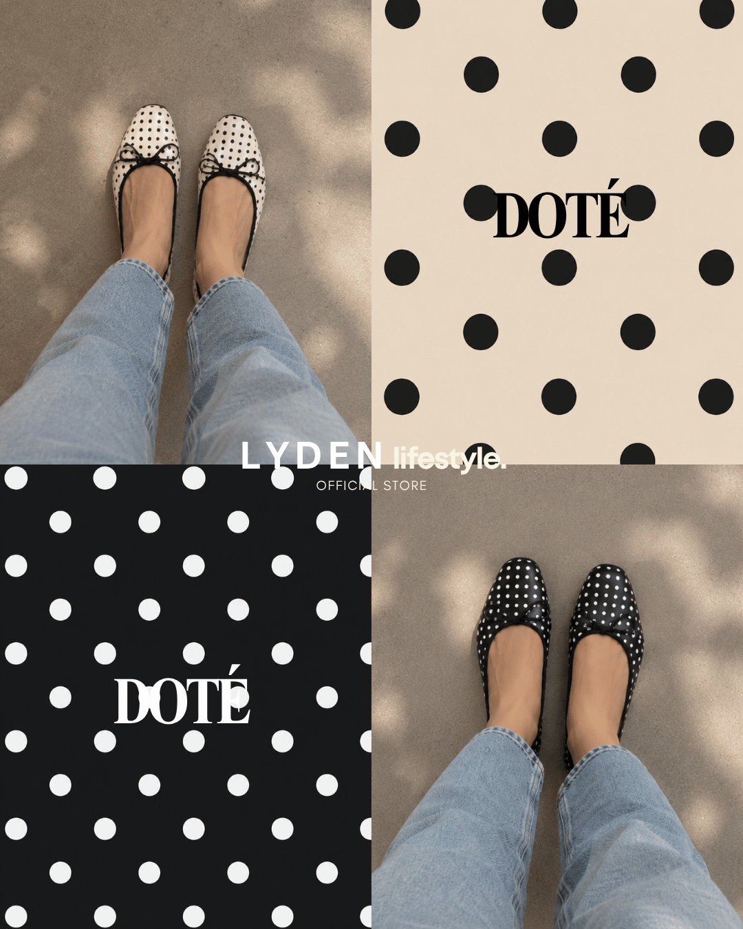【NEW】Lyden DOTÉ Flats Series