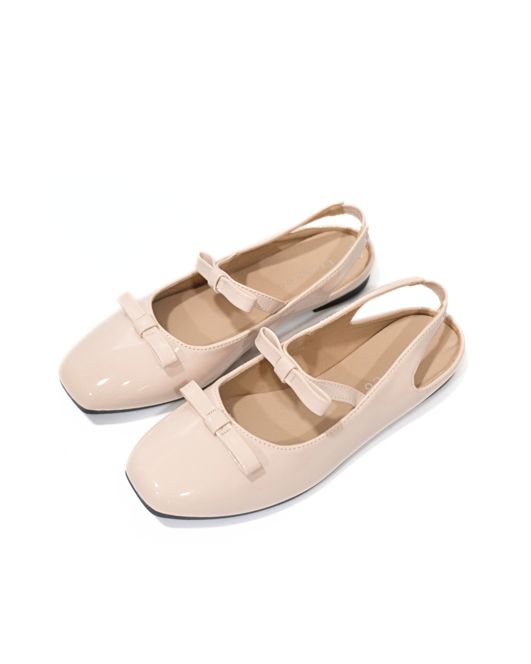 【NEW】Lyden Mary Jane Bow and Jane Open Back Series Flats - Classic Black//Maroon//Beige