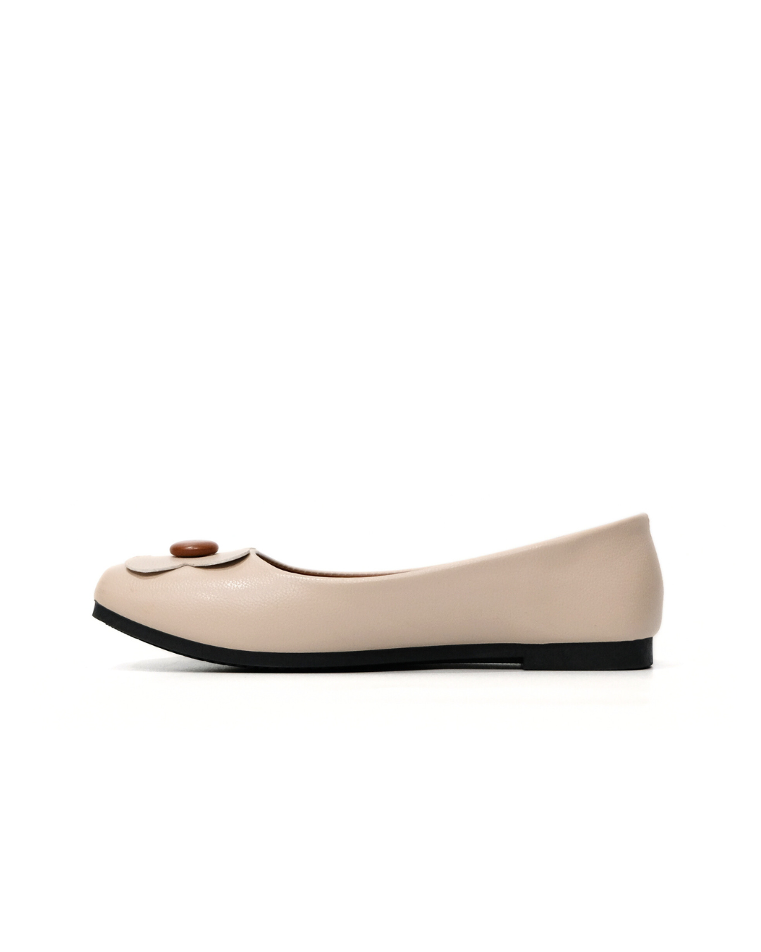 【Le Flowers The Secret Garden Series】No.4 Petal Womens Flats/ Womens floral flats /cushion flats /Kasut Bunga Perempuan - Classic Black//Brown//Beige