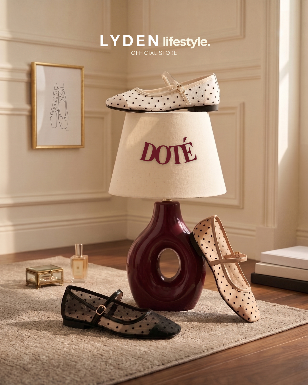 【NEW】Lyden DOTÉ Mesh Series Flats
