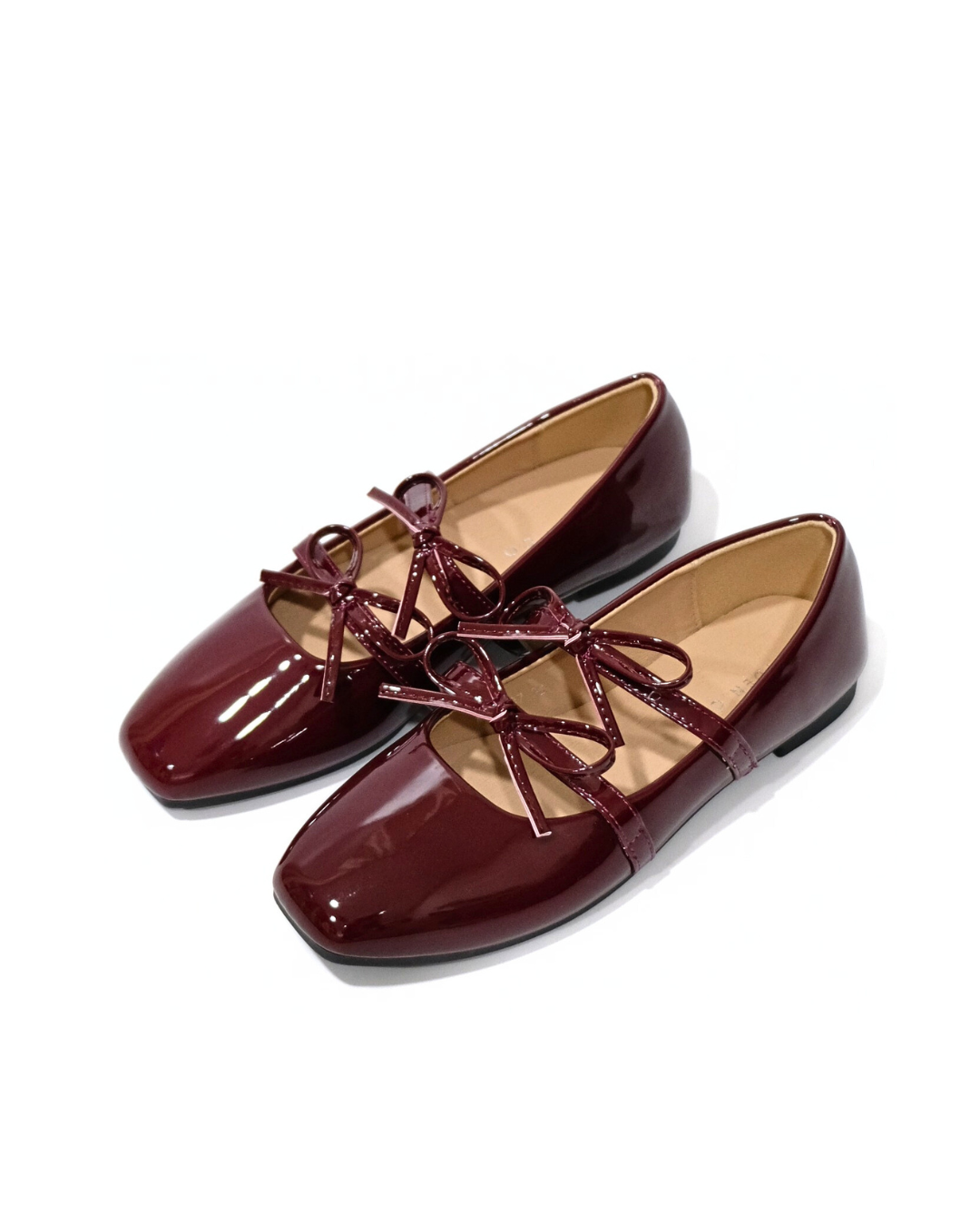 【NEW】Lyden Mary Jane Bow and Jane Series Flats - Classic Black//Maroon//Beige