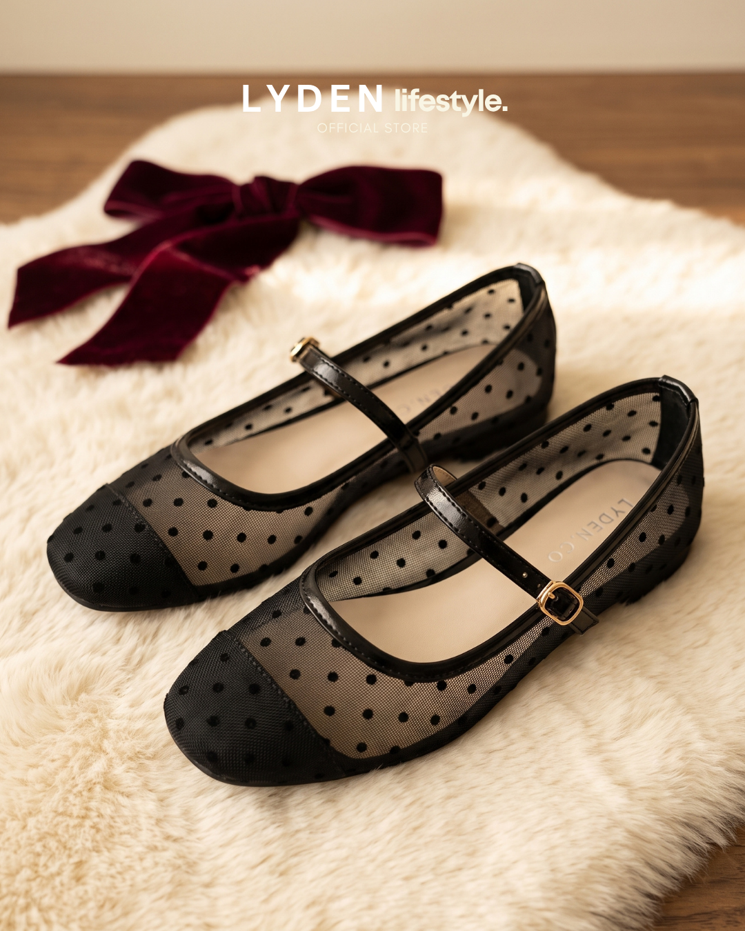 【NEW】Lyden DOTÉ Mesh Series Flats
