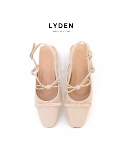 【NEW】Lyden Mary Jane Bow and Jane Heels series 4cm pump heels - Classic Black//Maroon//Cream