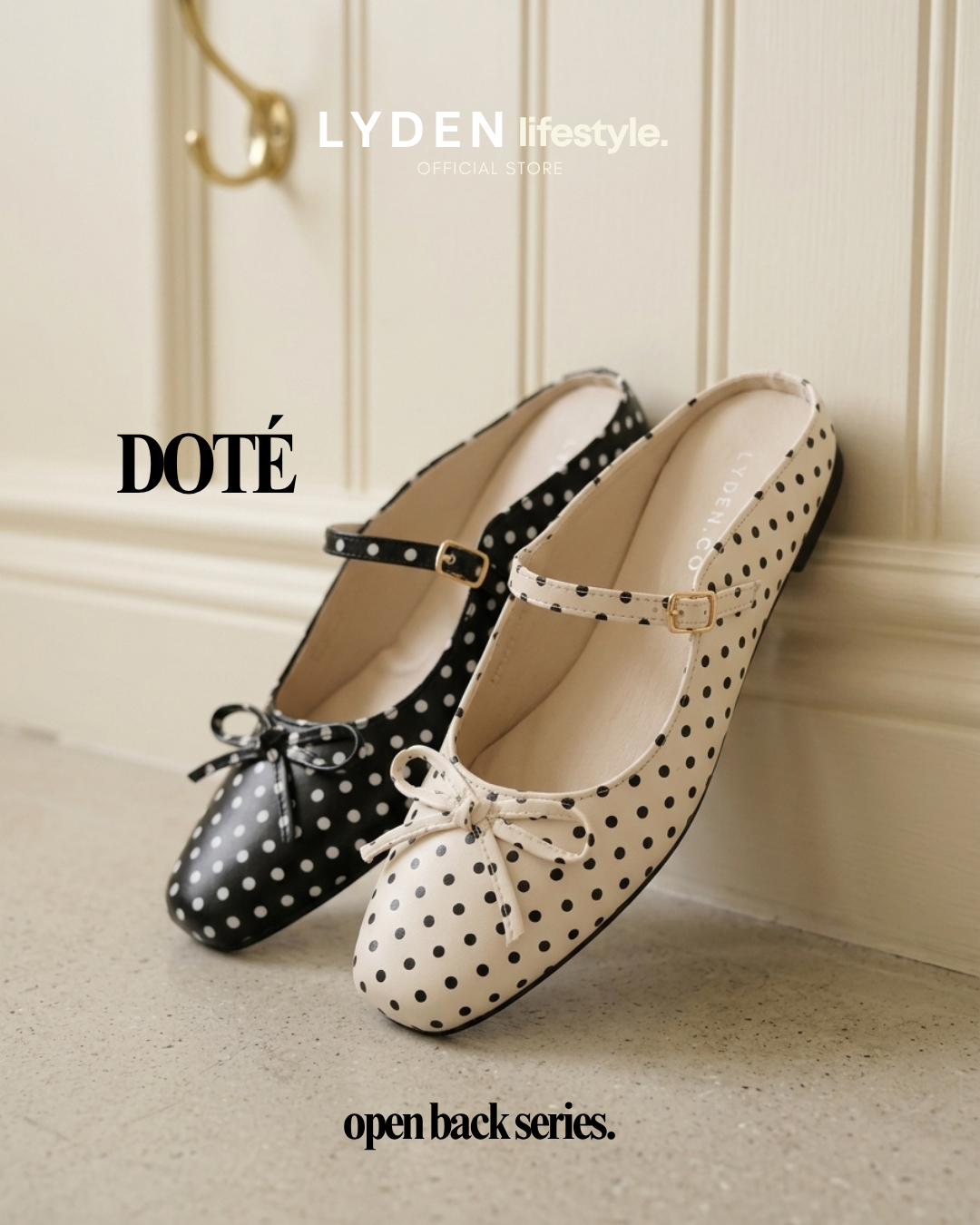 【NEW】Lyden DOTÉ Open Back Series Flats