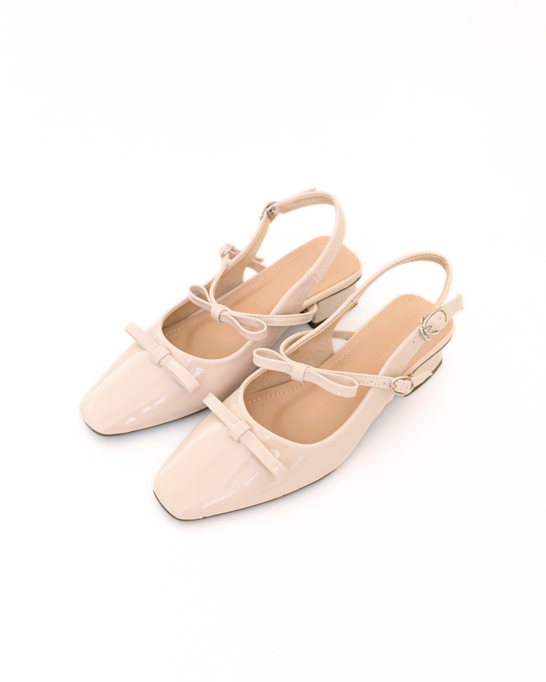 【NEW】Lyden XXXX series 4cm pump heels - Classic Black//Maroon//Cream