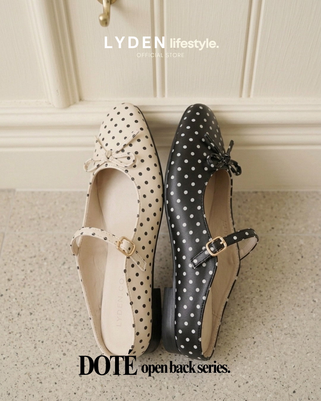【NEW】Lyden DOTÉ Open Back Series Flats