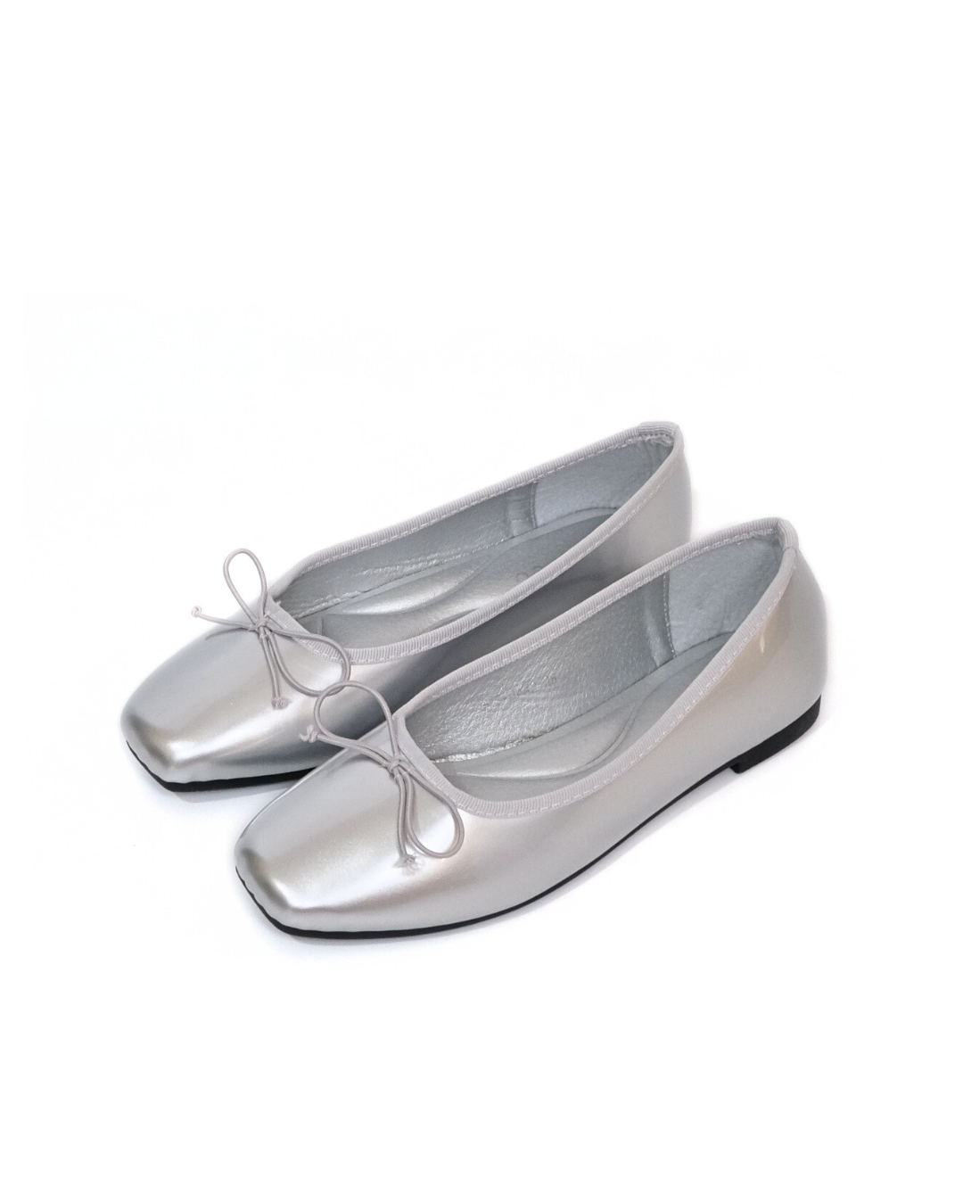 【NEW】Lyden Mary Jane Glossy Flats - White//Silver//Maroon//Classic Black