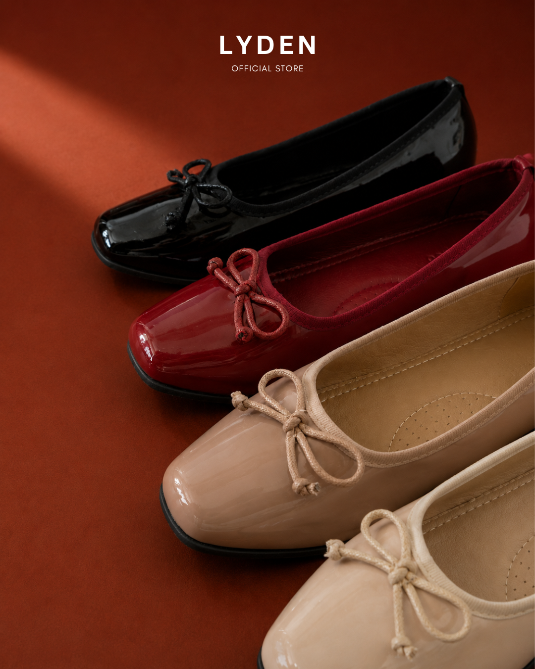【NEW】Lyden Mary Jane Glossy Wedges Series 4cm heels