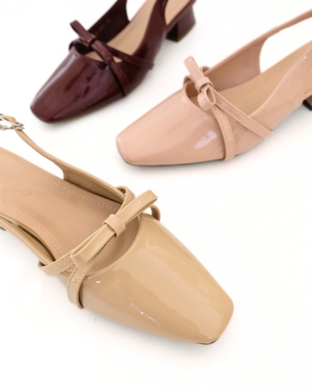 【NEW】Lyden Rosie Jane Heels series 4cm pump heels - Beige//Pink//Maroon