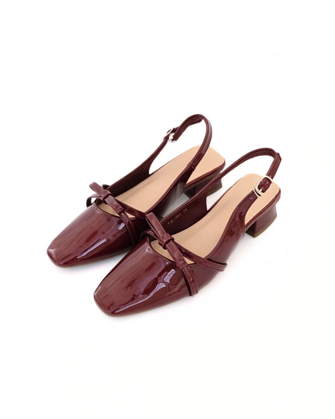 【NEW】Lyden XXXX series 4cm pump heels - Beige//Pink//Maroon