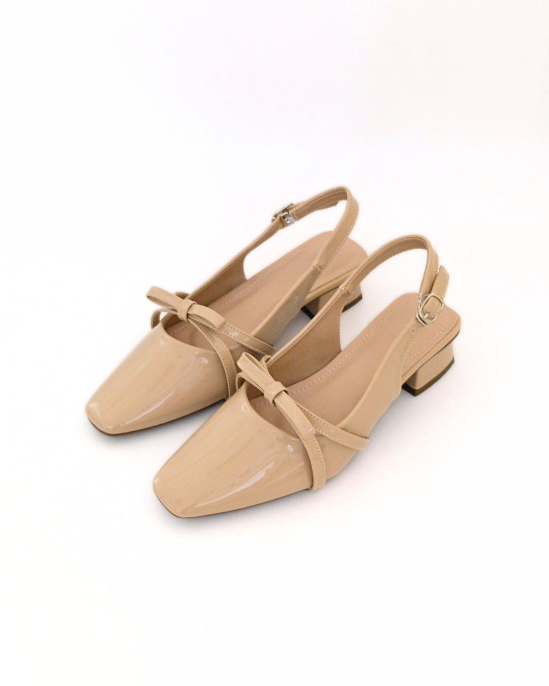 【NEW】Lyden XXXX series 4cm pump heels - Beige//Pink//Maroon