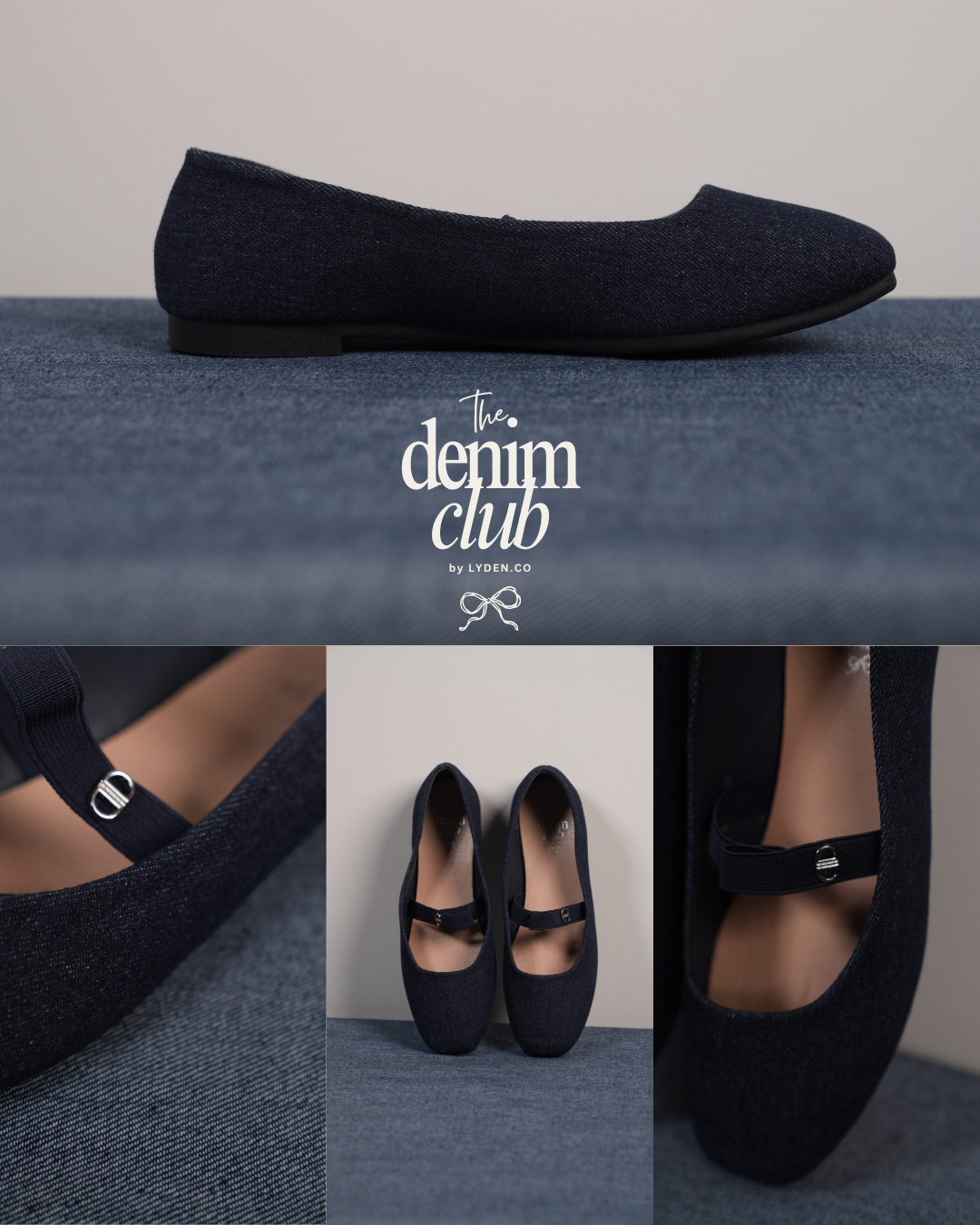 【NEW】Lyden Denim Club - Flats Series - Blue