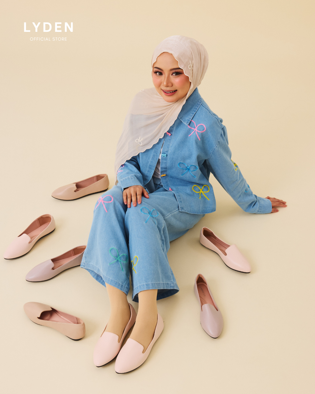 【NEW】Lyden Black Series  2.0 Plus Flats - Pink