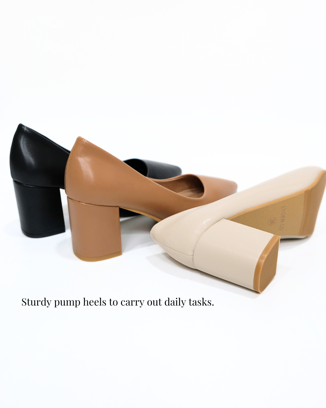 【NEW】Lyden Isabelle Series 6.5cm pump heels - Khaki