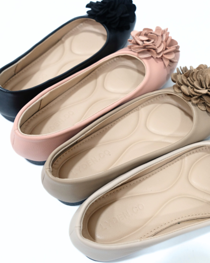 【NEW】Lyden Floral Series 1.0 Flats - Classic Black//Khaki//Pink//Beige