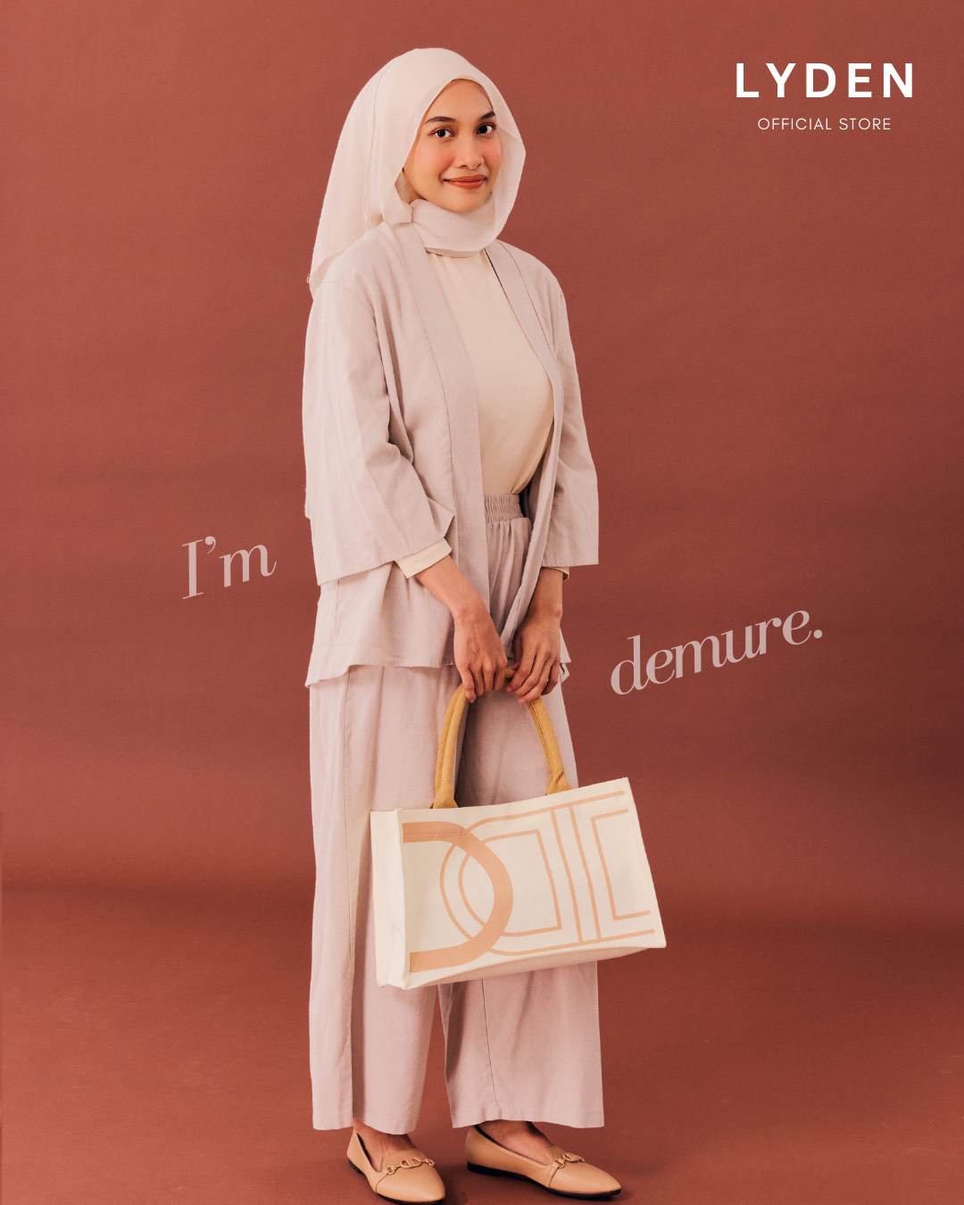 【NEW】 Lyden Exclusive  Demure/Cutesy / Mindful  Tote Bag/ Canvas Bag / Handbag / Prints Bag / Grocery Bag