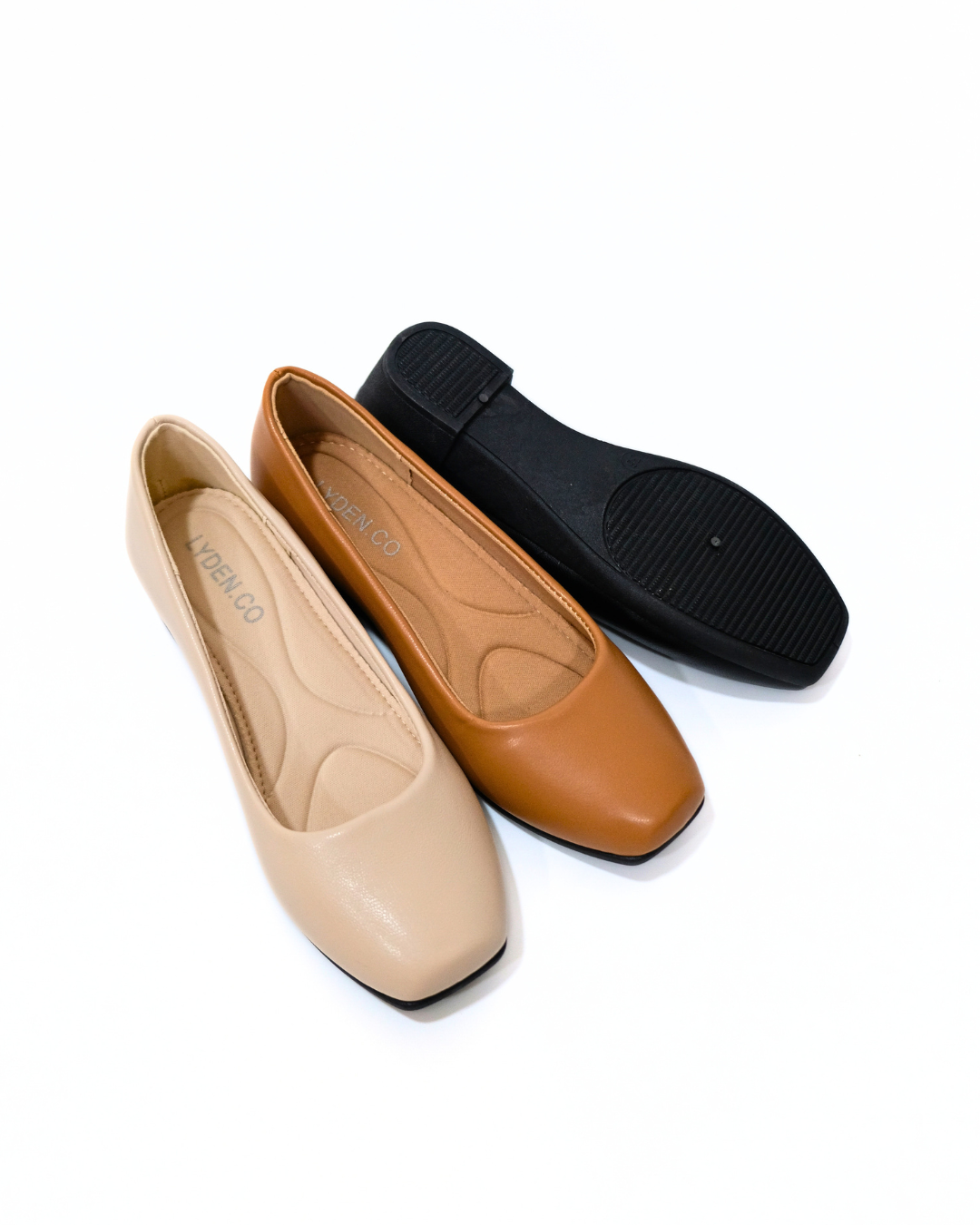 【NEW】Lyden Rina Toe Wedges Series 4cm heels - Classic Black//Khaki//Beige