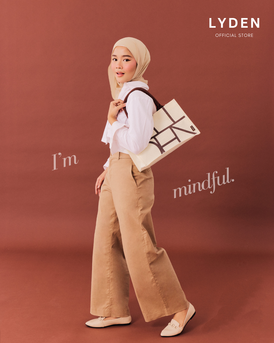 【NEW】 Lyden Exclusive  Demure/Cutesy / Mindful  Tote Bag/ Canvas Bag / Handbag / Prints Bag / Grocery Bag