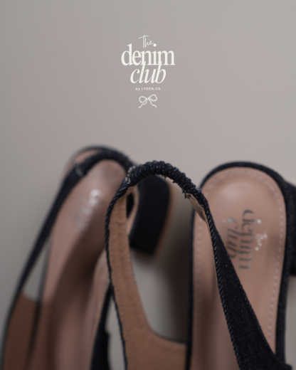 【NEW】Lyden Denim Club Heels Series 5cm pump heels - Blue