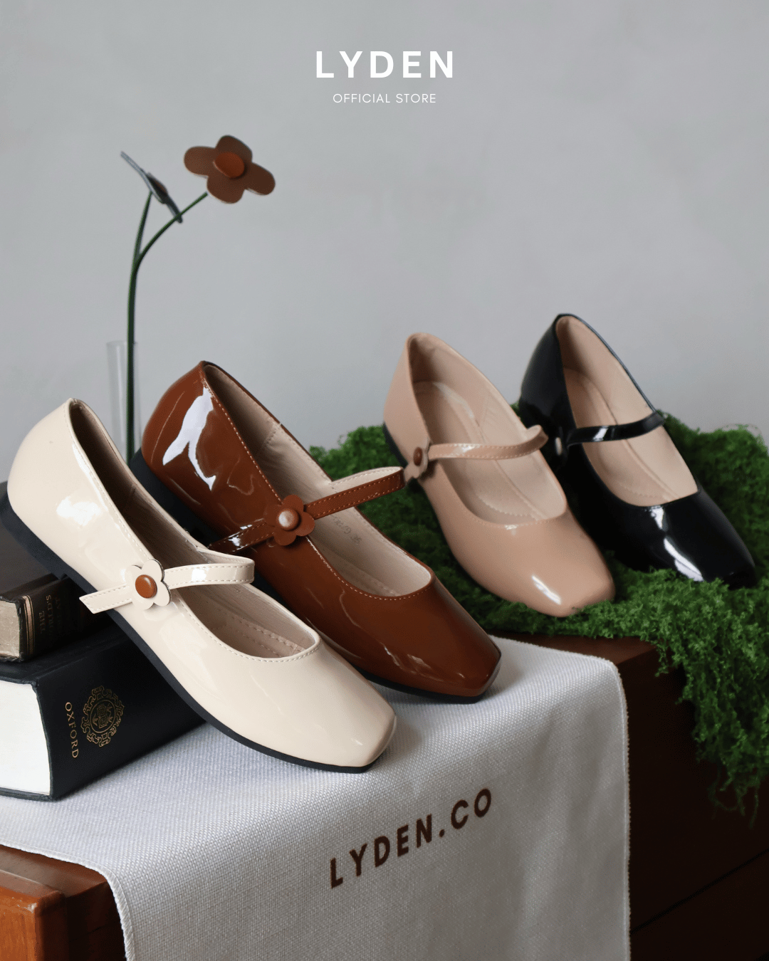 【Le Flowers Mini Bloom】Flats with Strap Series