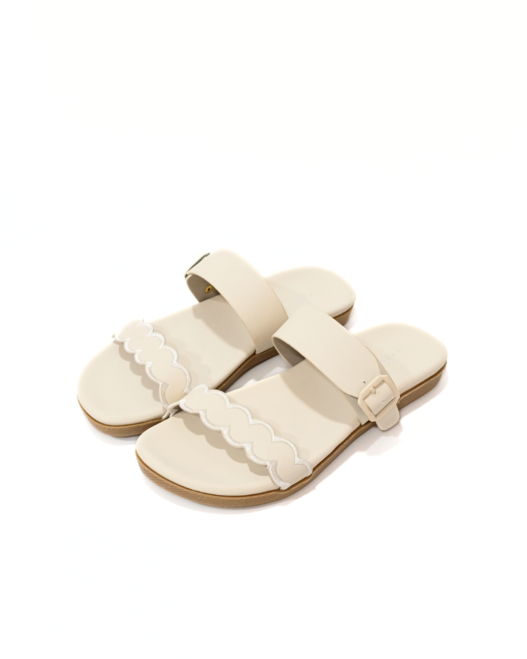【NEW】Lyden Puffy Dream X Buckle Strap Series Sandals - Classic Black//Pink//Beige