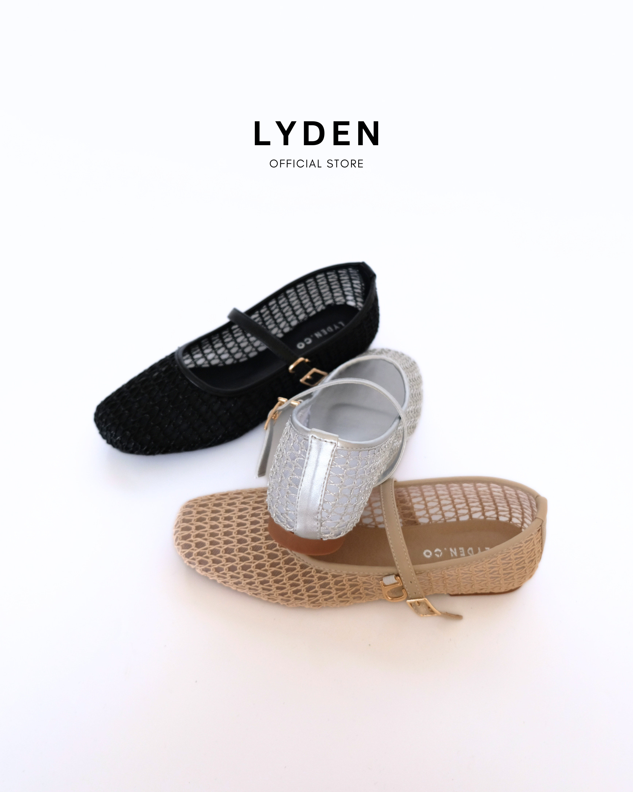 【NEW】Velisse Series Flats- Grey//Khaki//Black
