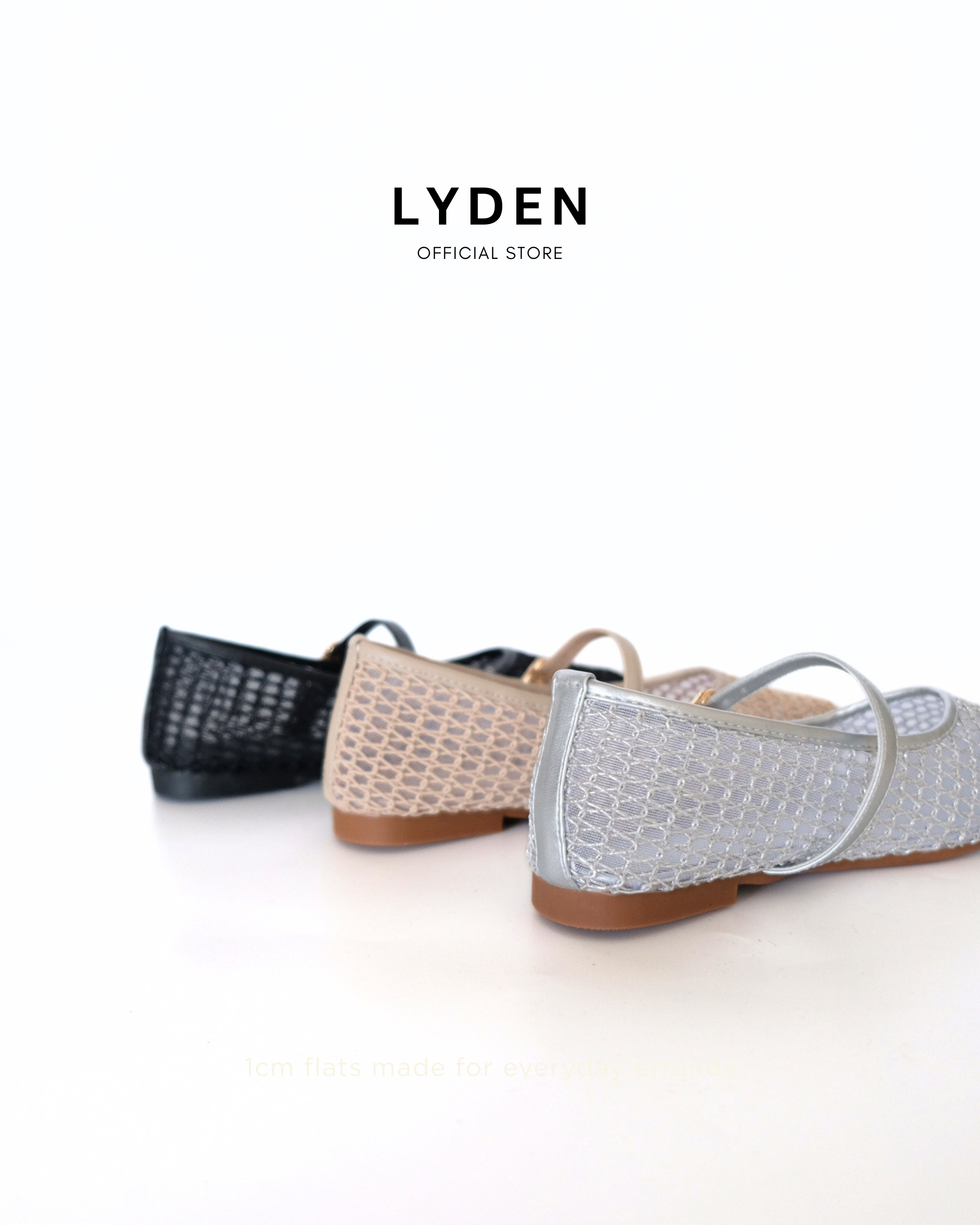 【NEW】Velisse Series Flats- Grey//Khaki//Black