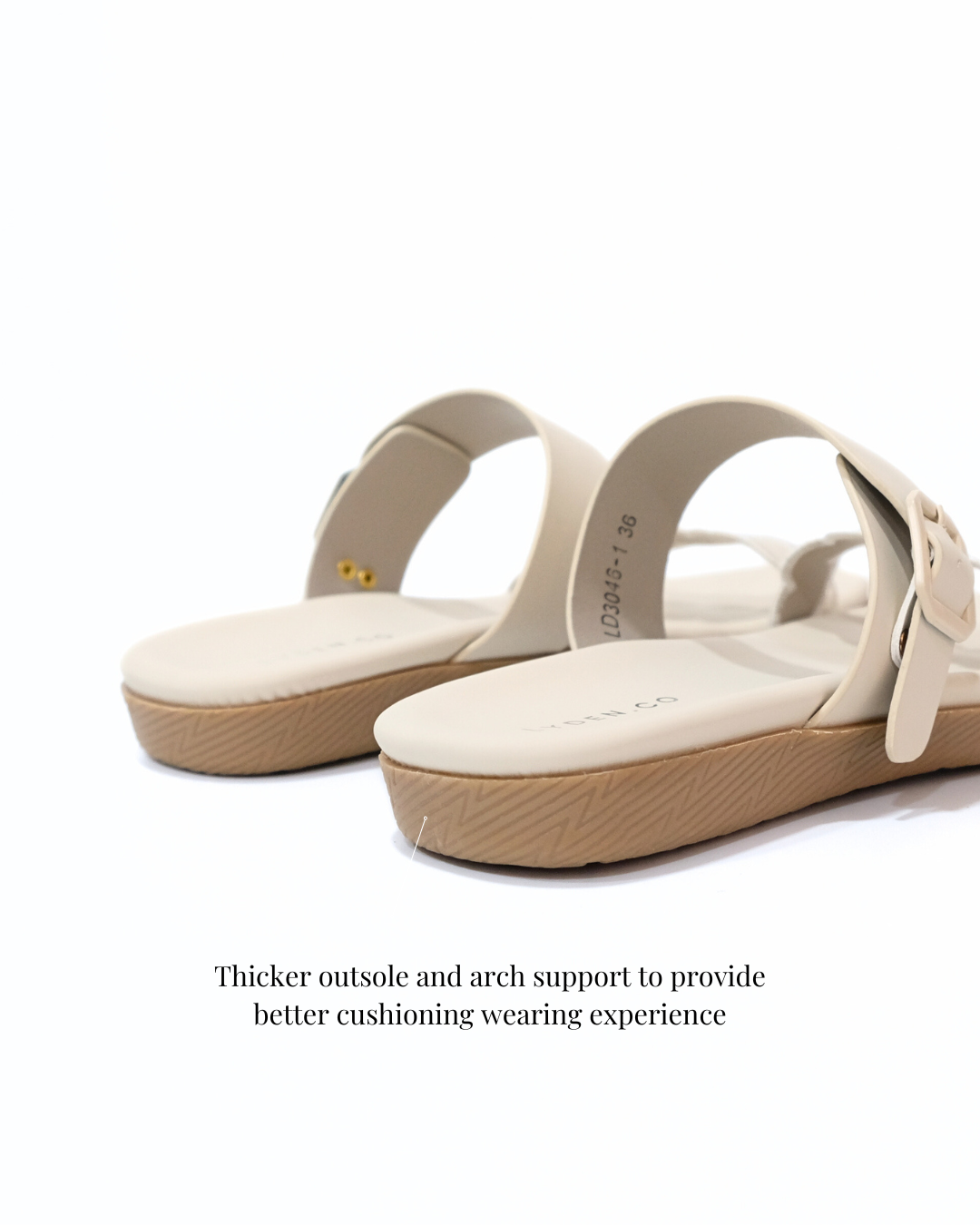 【NEW】Lyden Puffy Dream X Buckle Strap Series Sandals - Classic Black//Pink//Beige