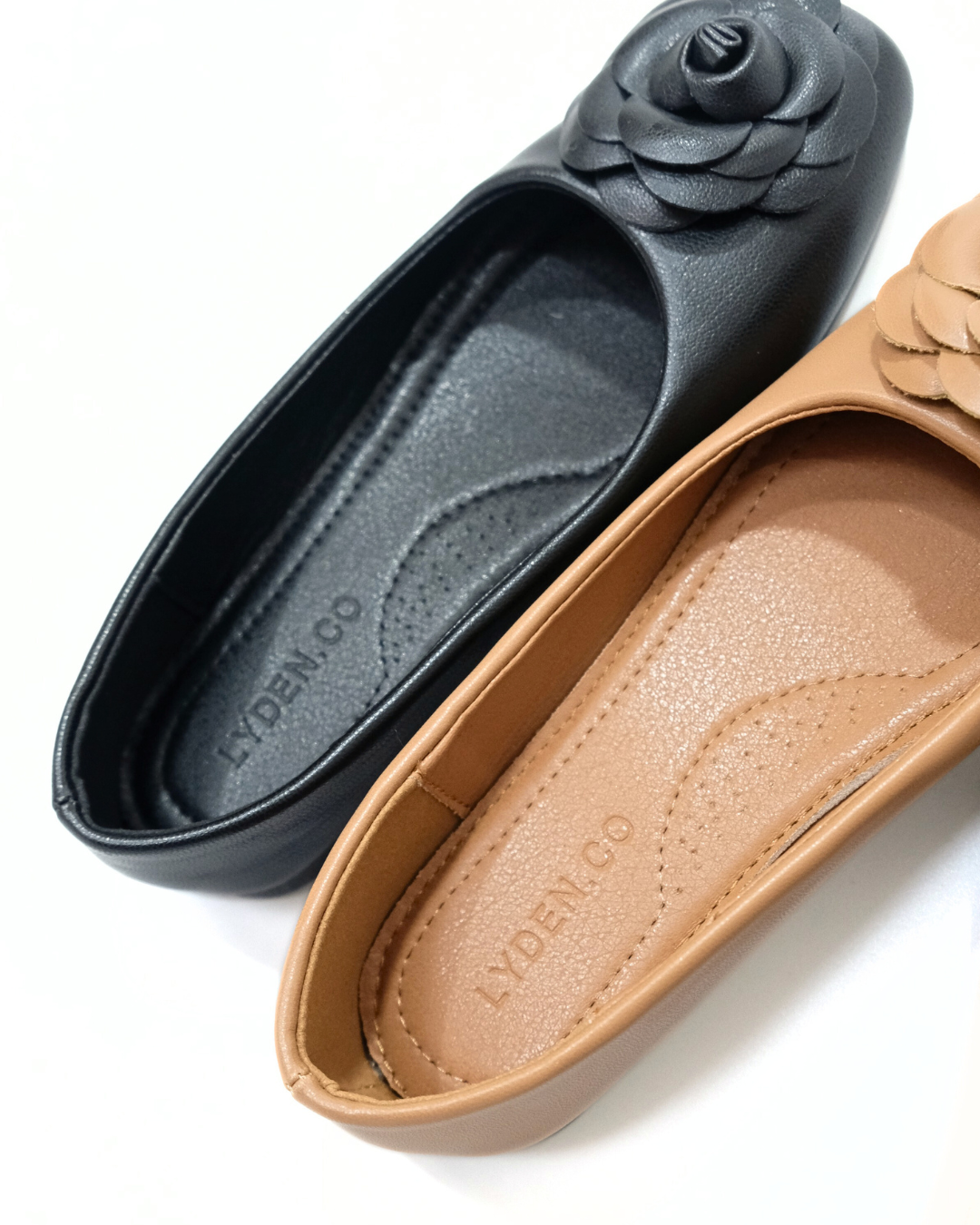 【NEW】Lyden Floral Series 2.0 Flats - Classic Black//Brown//Beige