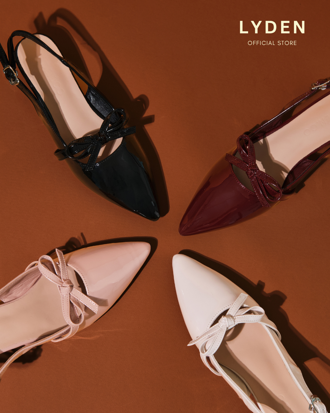【NEW】Lyden Vionetta Glossy Series 4cm Pump Heels