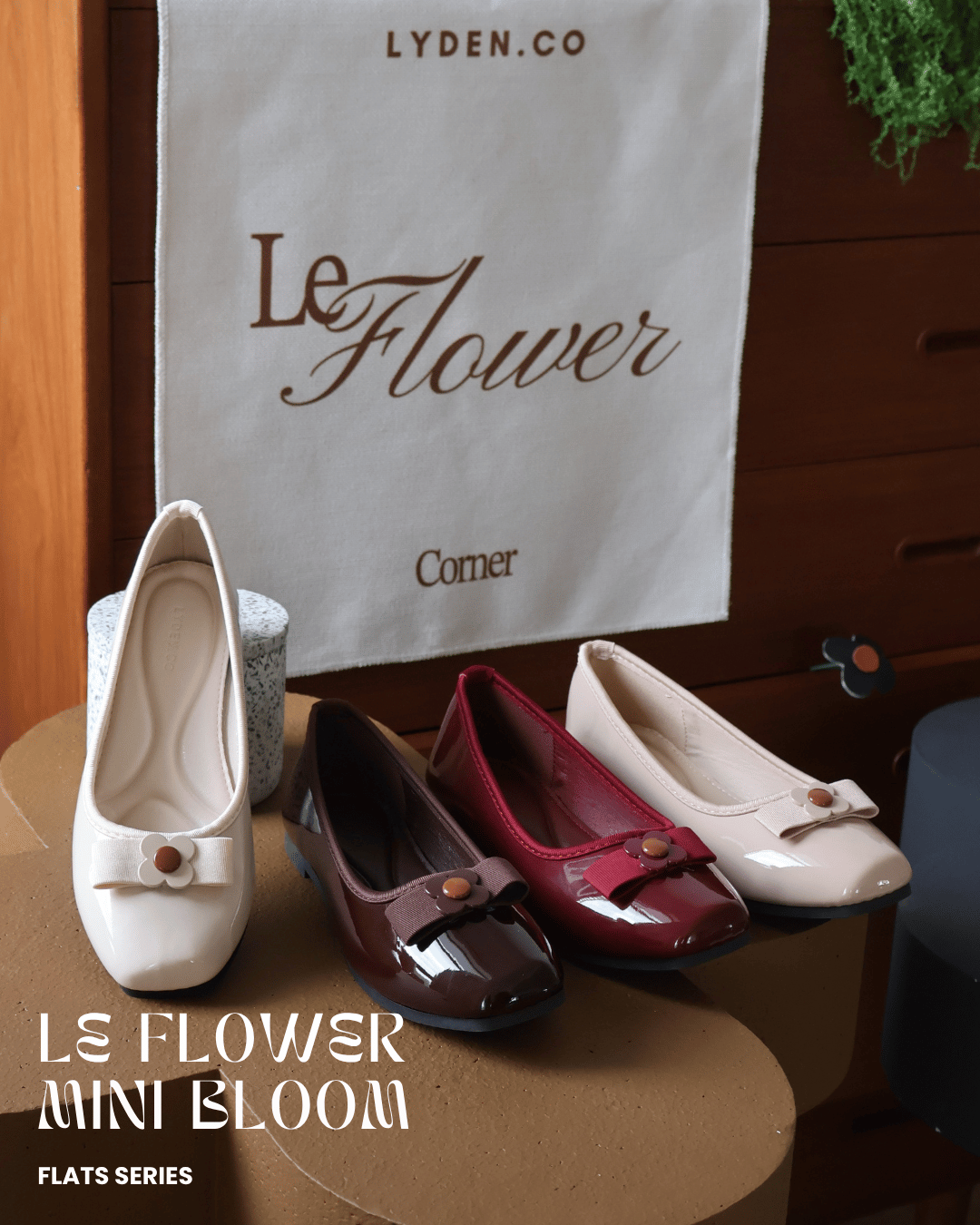 【Le Flowers Mini Bloom】Flats Series