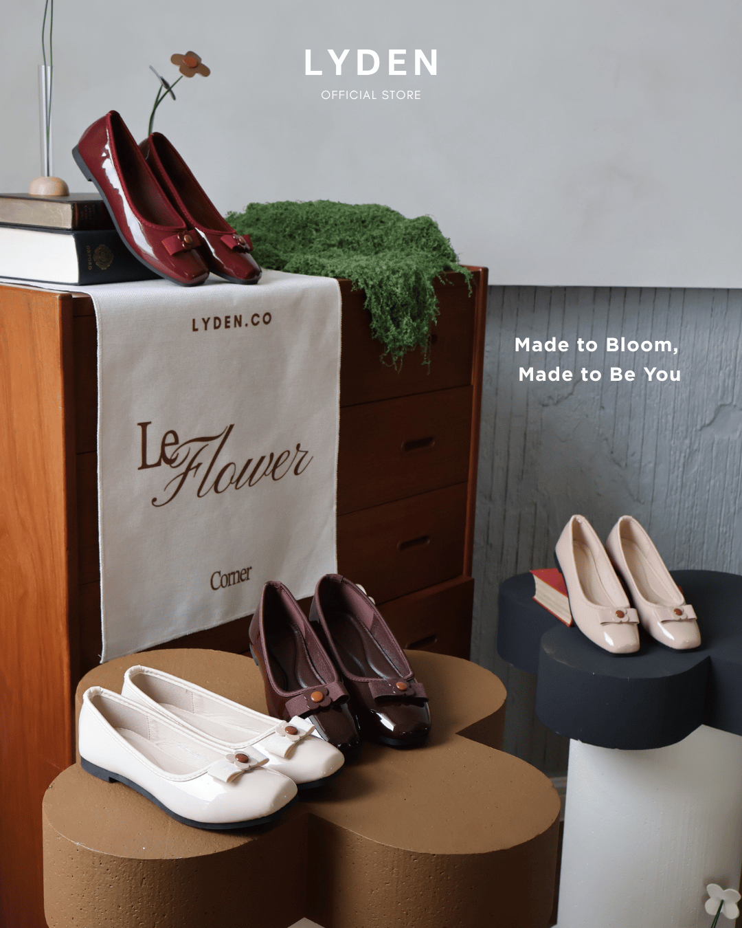 【Le Flowers Mini Bloom】Flats Series