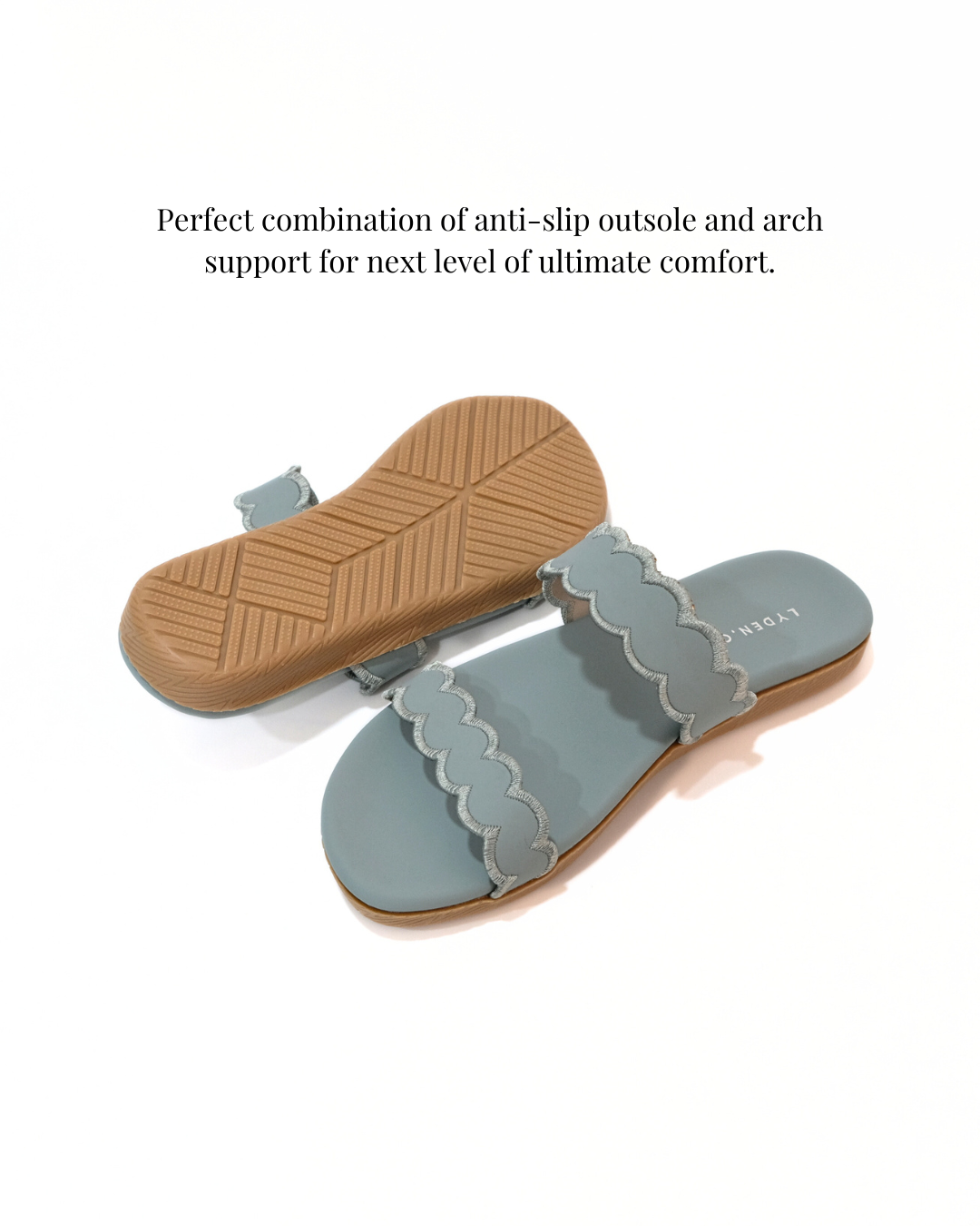 【NEW】Lyden Puffy Dream X Duo Straps Series Sandals - Beige//Pink//Blue