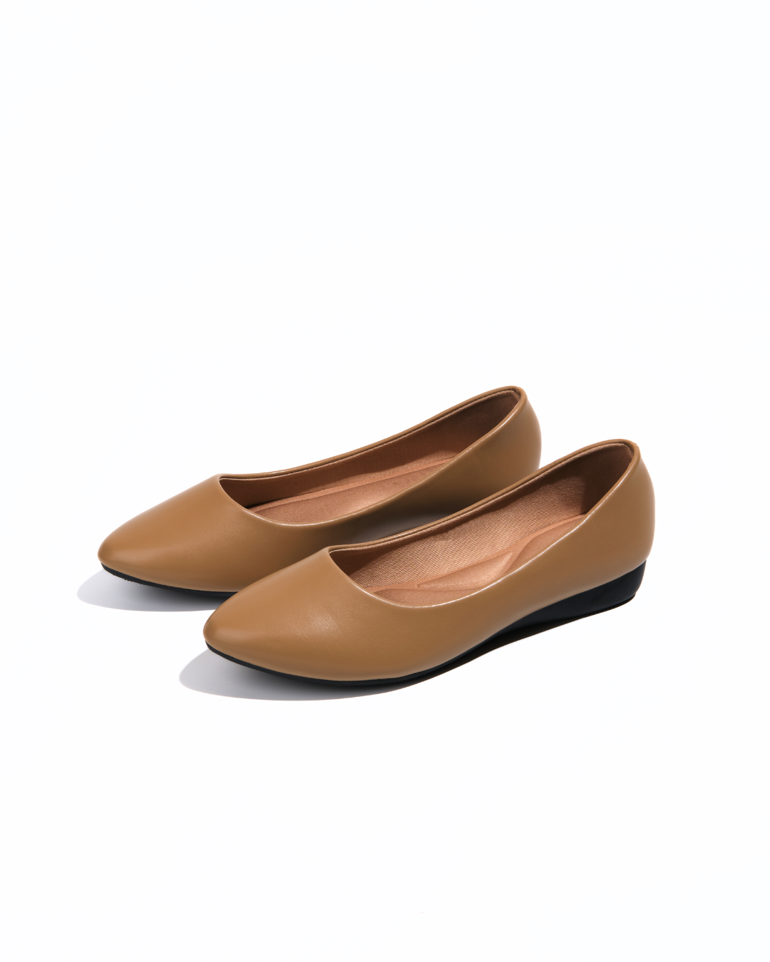 Lyden Air-Cushioned Series Low Heels - Khaki (2cm)