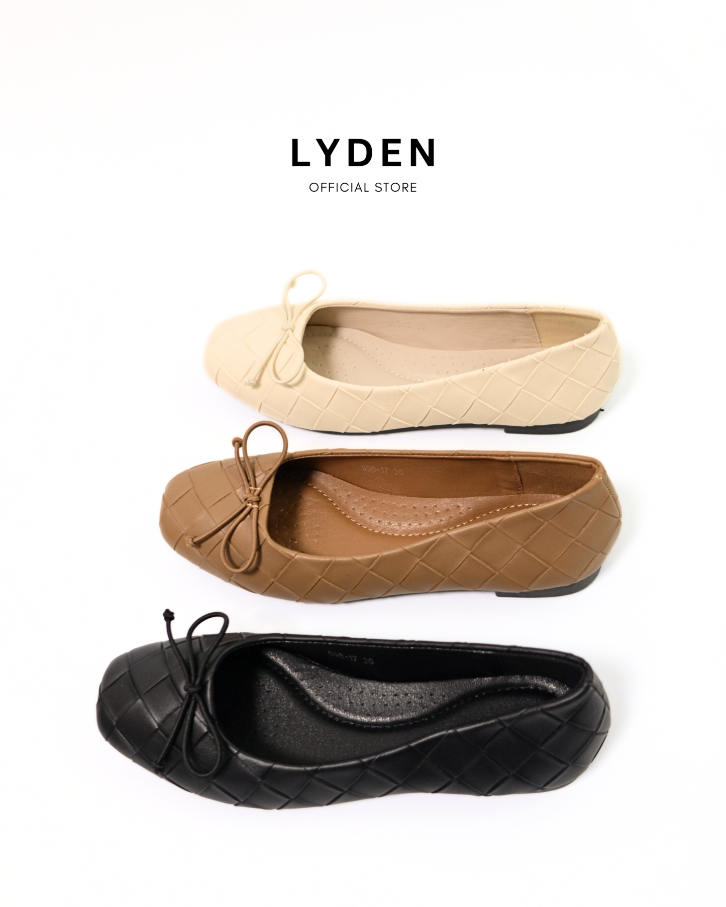 【NEW】Liora Series Flats - Beige//Dark Brown//Black
