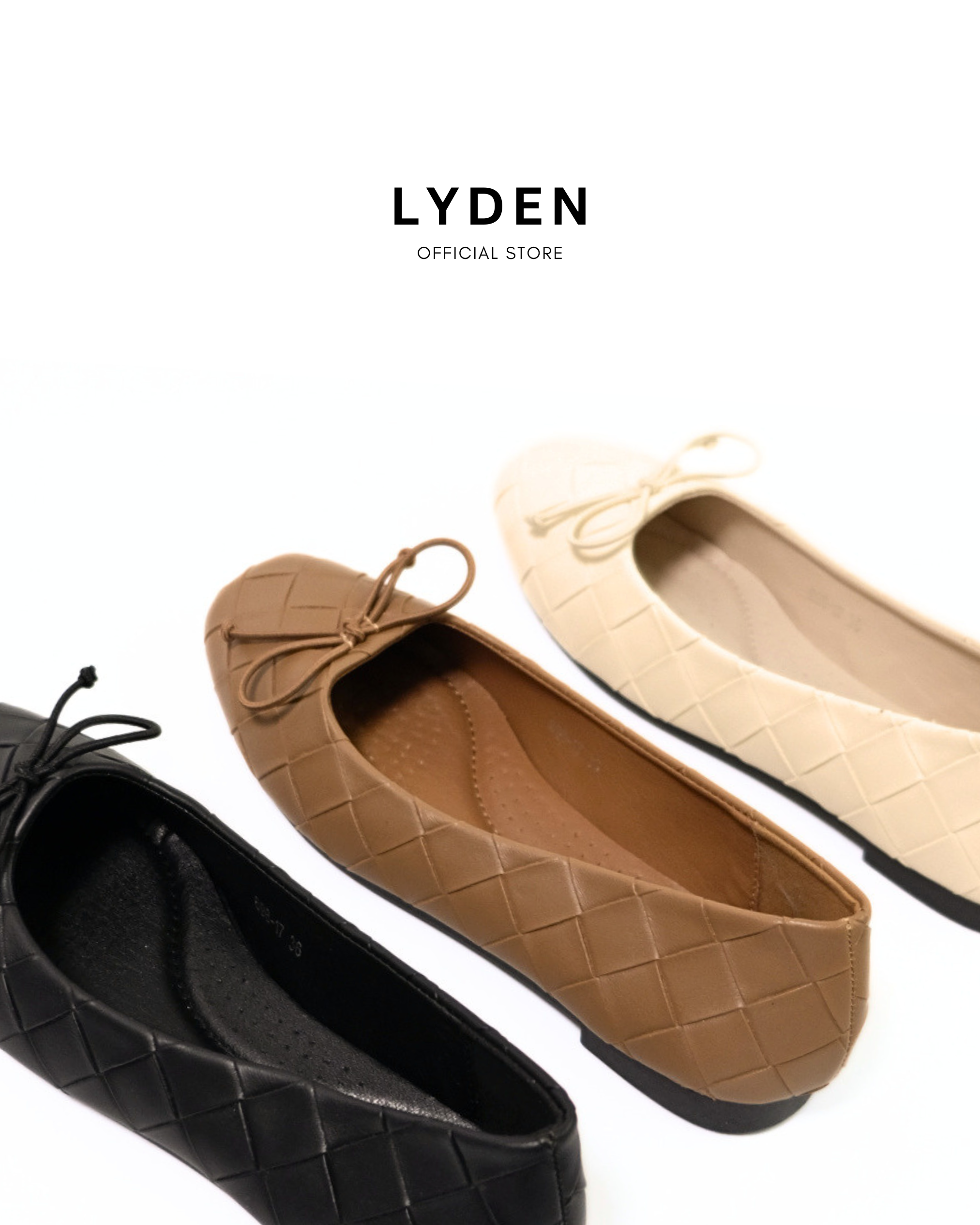 【NEW】Liora Series Flats - Beige//Dark Brown//Black