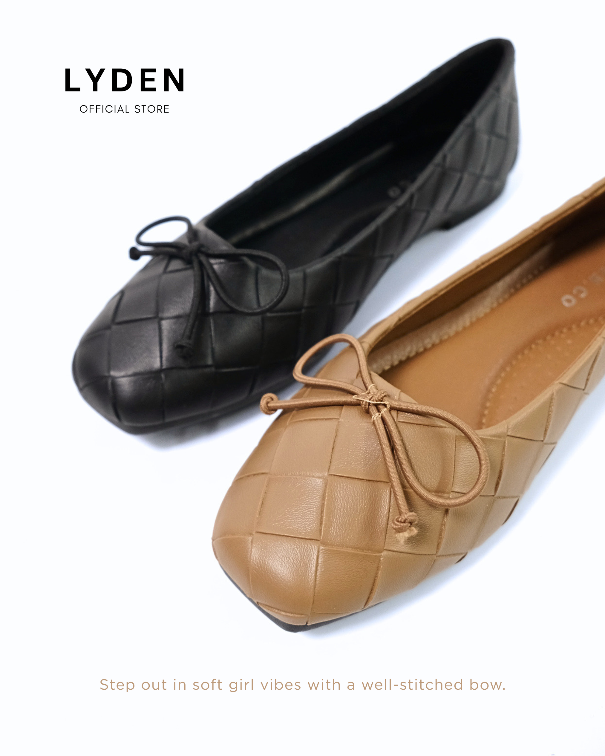 【NEW】Liora Series Flats - Beige//Dark Brown//Black