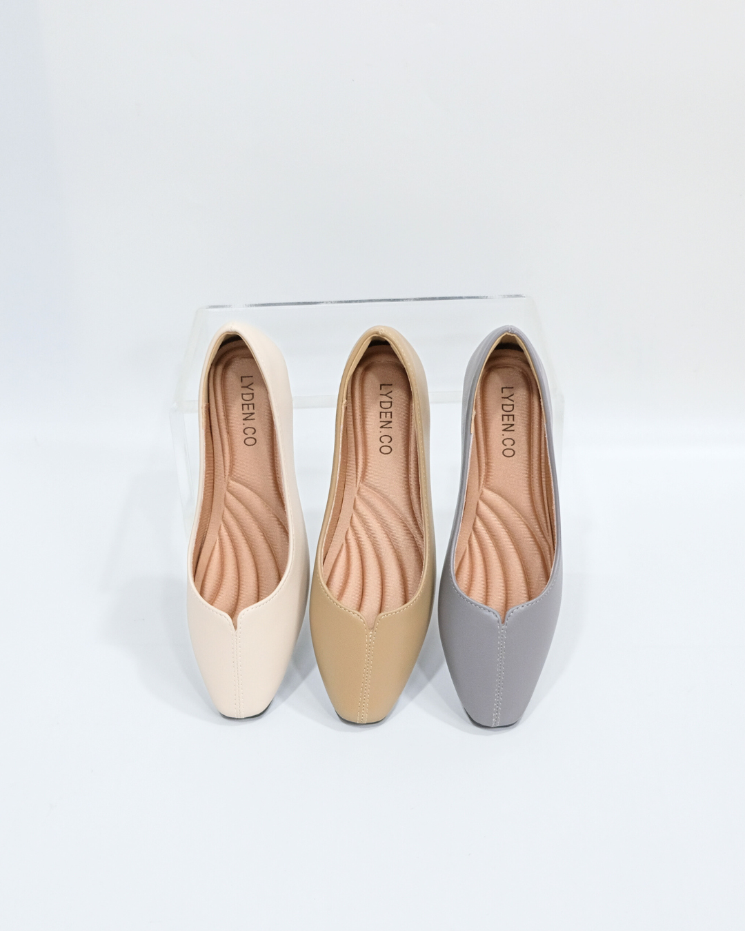 【NEW】Lyden Belle Series Flats - Beige