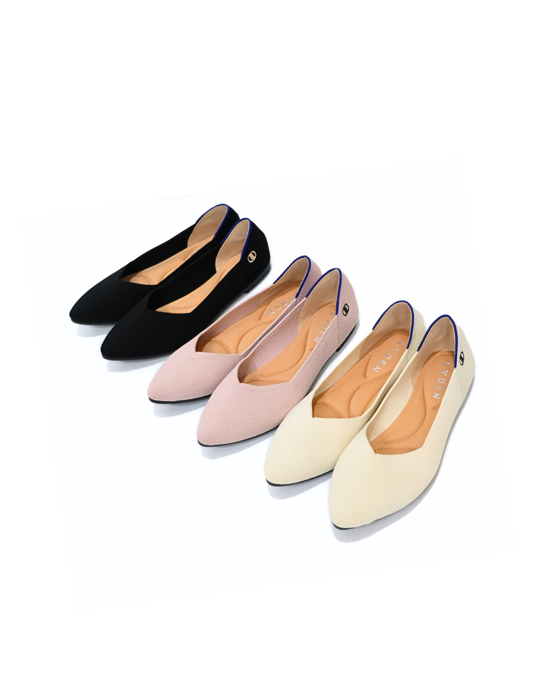 【NEW】Lyden Cleo Series Flats - Beige