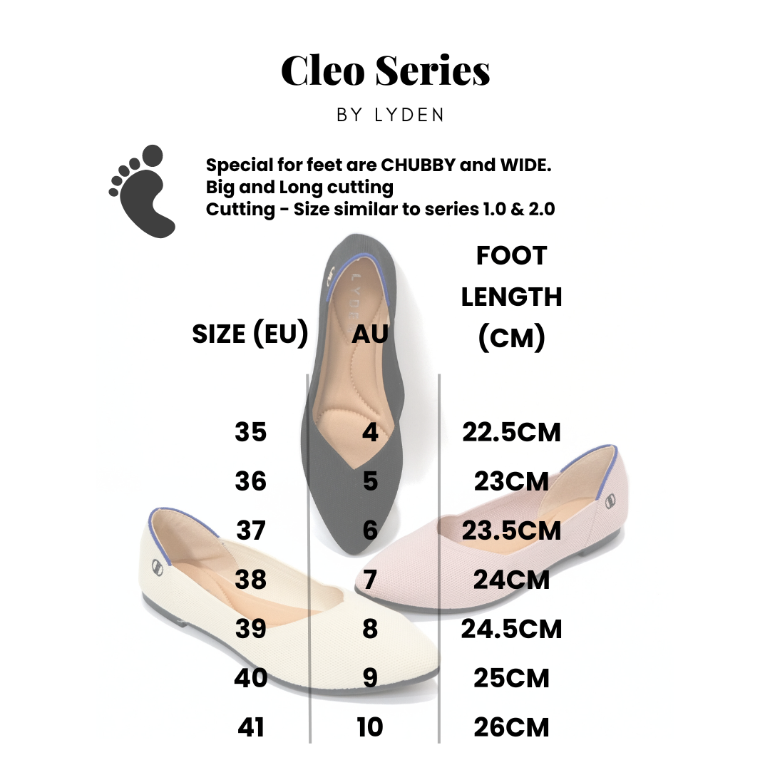 【NEW】Lyden Cleo Series Flats - Beige