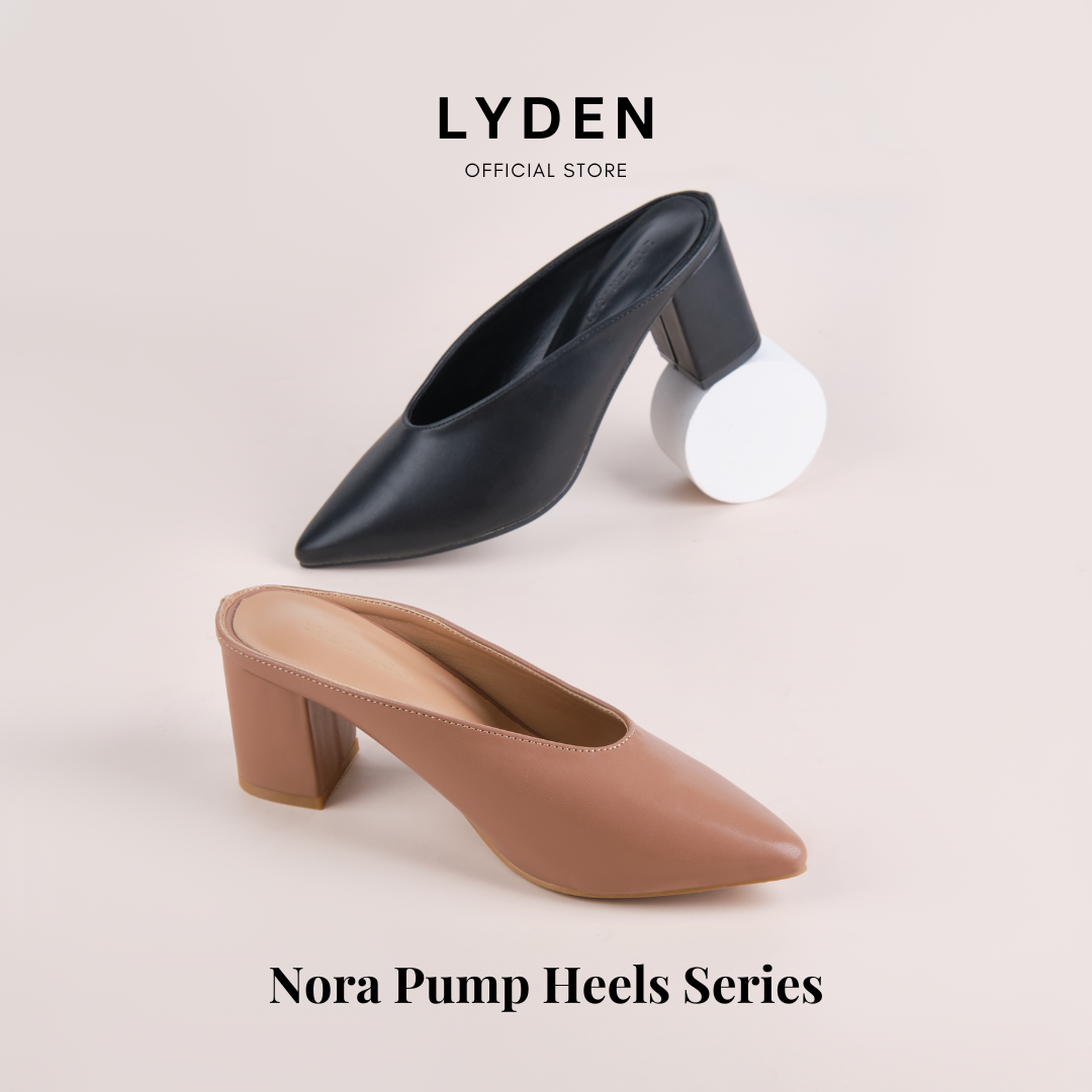 The Nora Pump Heels Series by Lyden (Malaysia cutting) - Classic Black