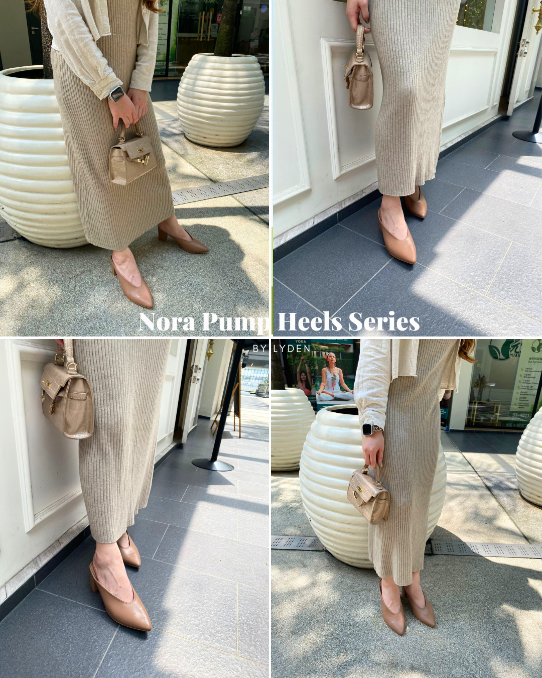 The Nora Pump Heels Series by Lyden (Malaysia cutting) - Classic Black