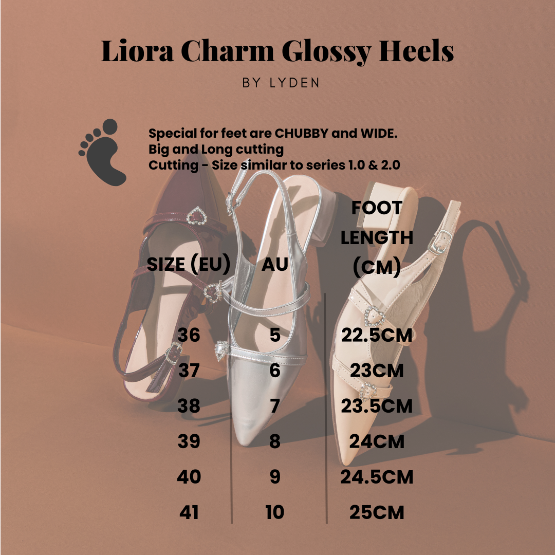 【NEW】Lyden Liora Charm Glossy Series 4cm Pump Heels